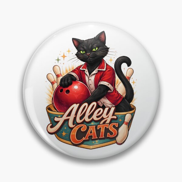 Item preview, Bowling Black Cat Alley Cats Team designed and sold by Artmares.