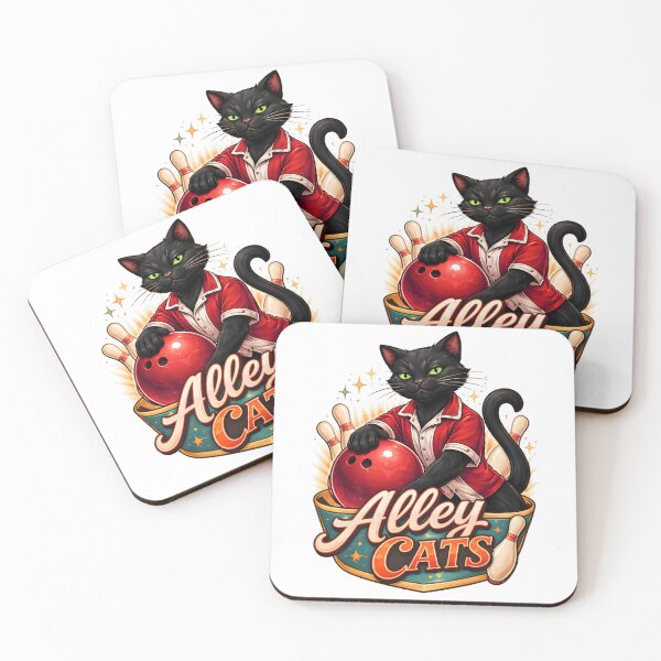 Item preview, Bowling Black Cat Alley Cats Team designed and sold by Artmares.