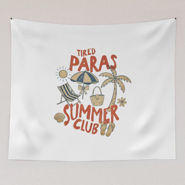 Item preview, Tired Paras Summer Club Vacation Beach para Life designed and sold by thomas-frame.