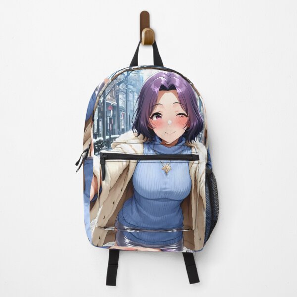 Item preview, Azusa Hamaoka Grand Blue Winter Selfie Blue Charm designed and sold by MicaheHaffner.