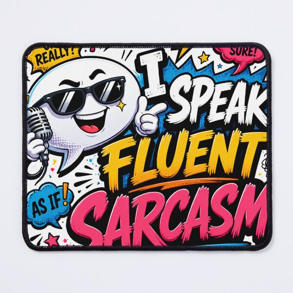 Item preview, I Speak Fluent Sarcasm designed and sold by Vexorask.