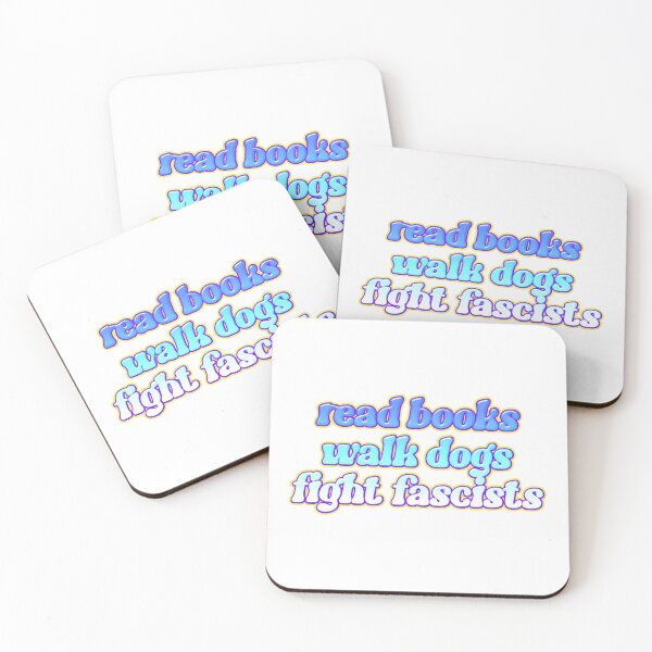 Item preview, Read Books Walk Dogs Fight Fascists – Better Worlds Begin Here designed and sold by JonesFlora2025.