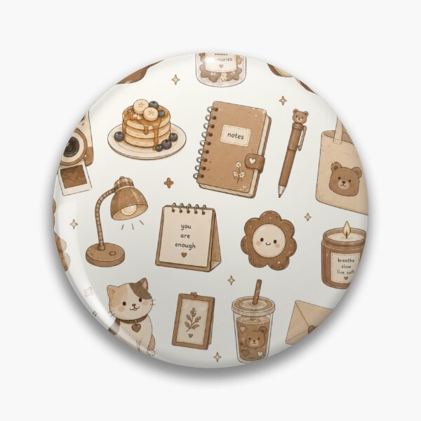Item preview, Soft Brown Cottagecore & Kawaii Illustration designed and sold by LunaVales.
