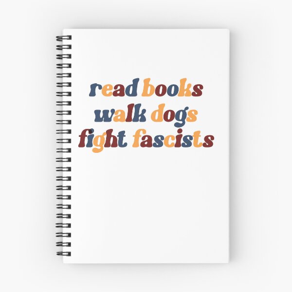 Item preview, Read Books Walk Dogs Fight Fascists – Smart Kind Fearless Always designed and sold by JonesFlora2025.