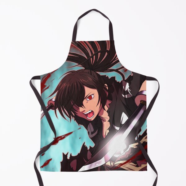 Item preview, Hyakkimaru Dororo Fierce Samurai Teal Crimson Rush designed and sold by MicaheHaffner.