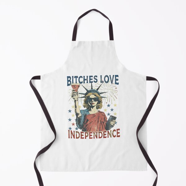 Item preview, Retro Bitches Love Independence Funny Patriotic designed and sold by thomas-frame.