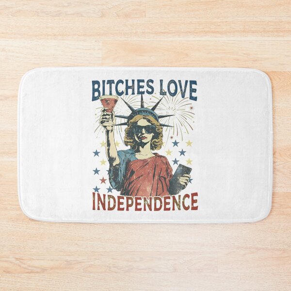 Item preview, Retro Bitches Love Independence Funny Patriotic designed and sold by thomas-frame.
