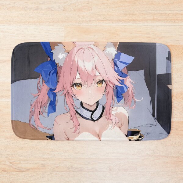 Item preview, Tamamo no Mae Fate Grand Order Elegant Bedroom Kimono Smile designed and sold by MicaheHaffner.