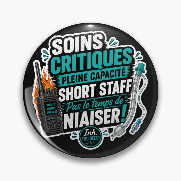 Item preview, Critical care at full capacity, short staff, no time to mess around! | Inh. Too Deep designed and sold by CollectionsJEm.
