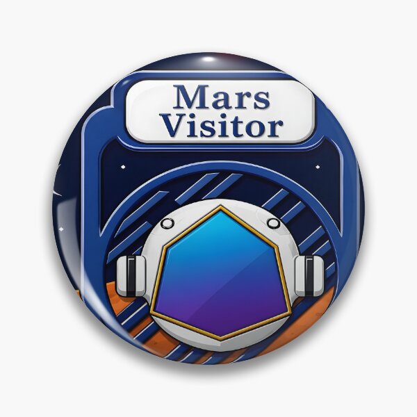 Item preview, Mars Visitor 2442 Futuristic Astronaut Rocket Design designed and sold by ThiagoSDantas.