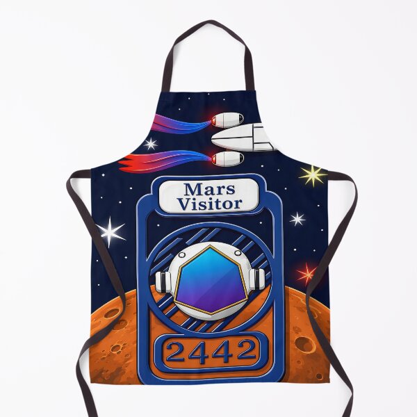 Item preview, Mars Visitor 2442 Futuristic Astronaut Rocket Design designed and sold by ThiagoSDantas.