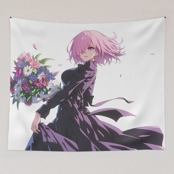 Item preview, Mash Kyrielight Fate Grand Order Black Dress Flower Moment designed and sold by MicaheHaffner.