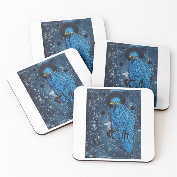 Item preview, Raven Bird Blue Birdy  designed and sold by aynorsadier.