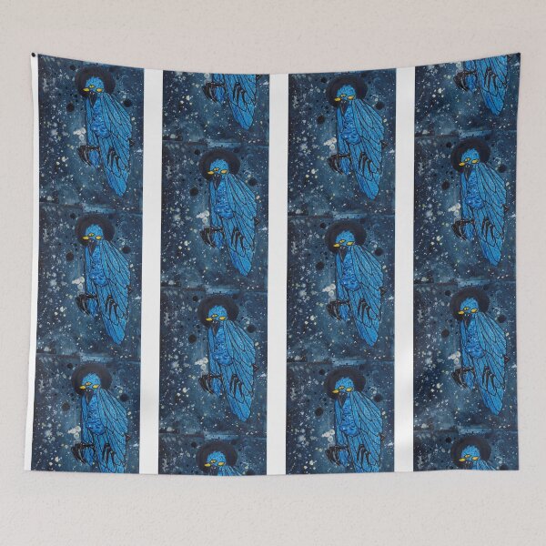 Item preview, Raven Bird Blue Birdy  designed and sold by aynorsadier.