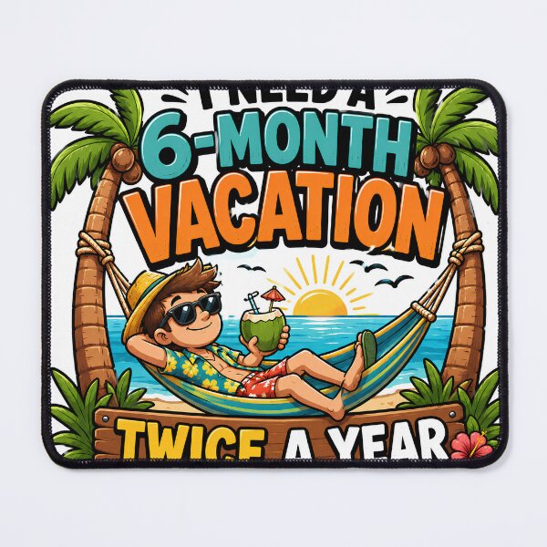 Item preview, I Need A 6-Month Vacation Twice A Year designed and sold by Vexorask.