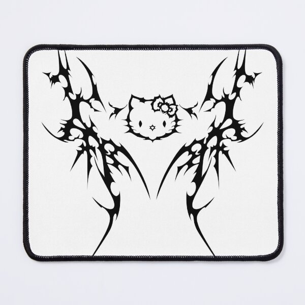 Item preview, Hello Cyber Dark kitten. Hello Tribal Cybergoth kitten. designed and sold by Tribalgothss.