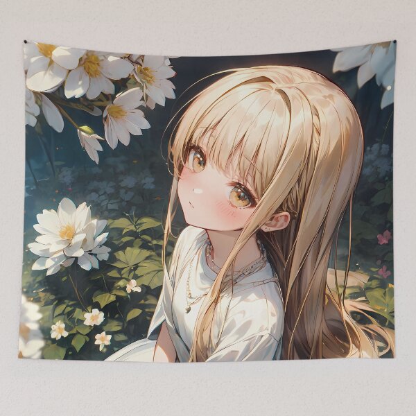 Item preview, Mahiru Shiina Angel Next Door White Blossom Garden Gaze designed and sold by MicaheHaffner.