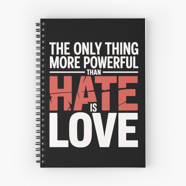Item preview, The Only Thing More Powerful Than Hate Is Love designed and sold by tmerchtrends.