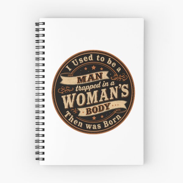 Item preview, I Used to Be a Man Trapped in a Woman's Body Then I Was Born – Vintage Laugh Factory Vibes designed and sold by JonesFlora2025.