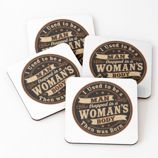 Item preview, I Used to Be a Man Trapped in a Woman's Body Then I Was Born – Vintage Laugh Factory Vibes designed and sold by JonesFlora2025.