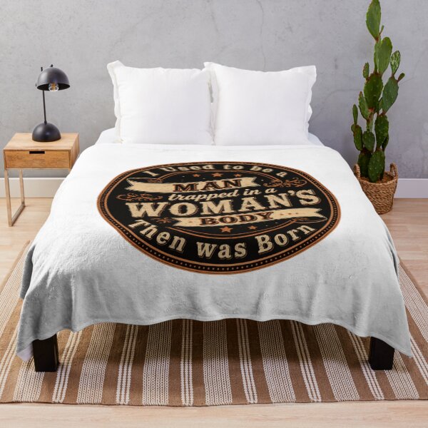 Item preview, I Used to Be a Man Trapped in a Woman's Body Then I Was Born – Vintage Laugh Factory Vibes designed and sold by JonesFlora2025.