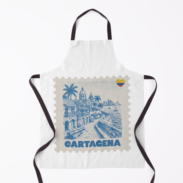 Item preview, Cartagena Colombia Vintage Stamp Illustration designed and sold by By Jonh.