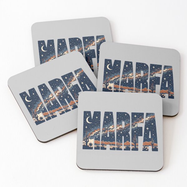 Item preview, Marfa Texas Desert Night Sky Typography designed and sold by SimplyJasper.
