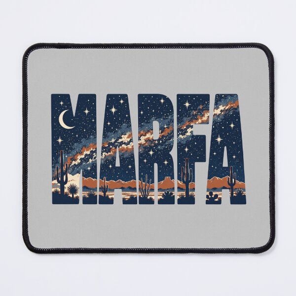 Item preview, Marfa Texas Desert Night Sky Typography designed and sold by SimplyJasper.