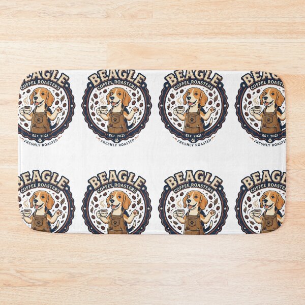 Item preview, Beagle Coffee Roasters Cafe Barista Espresso Dog designed and sold by PictoVibe.