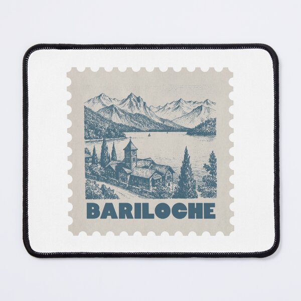 Item preview, Bariloche Argentina Vintage Stamp Illustration designed and sold by By Jonh.