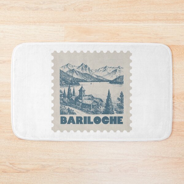 Item preview, Bariloche Argentina Vintage Stamp Illustration designed and sold by By Jonh.