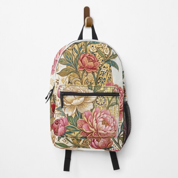 Item preview, Gustav Klimt Style Golden Peony Art Nouveau Floral designed and sold by LiluGross.