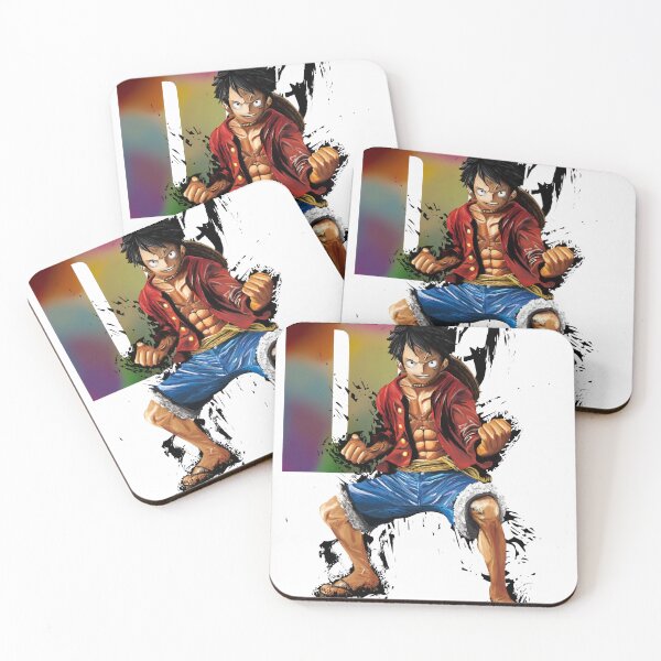 Item preview, Monkey D Luffy One Piece Ink Splash Battle Stance designed and sold by Williamhallano.