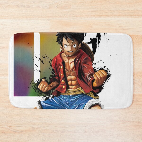 Item preview, Monkey D Luffy One Piece Ink Splash Battle Stance designed and sold by Williamhallano.