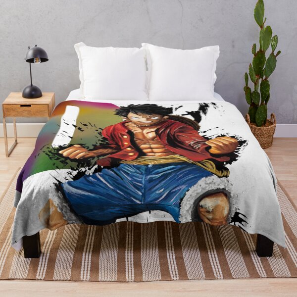 Item preview, Monkey D Luffy One Piece Ink Splash Battle Stance designed and sold by Williamhallano.
