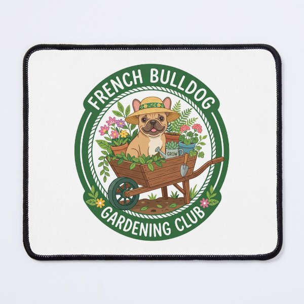 Item preview, French Bulldog Gardening Club Plant Parent Frenchie designed and sold by PictoVibe.