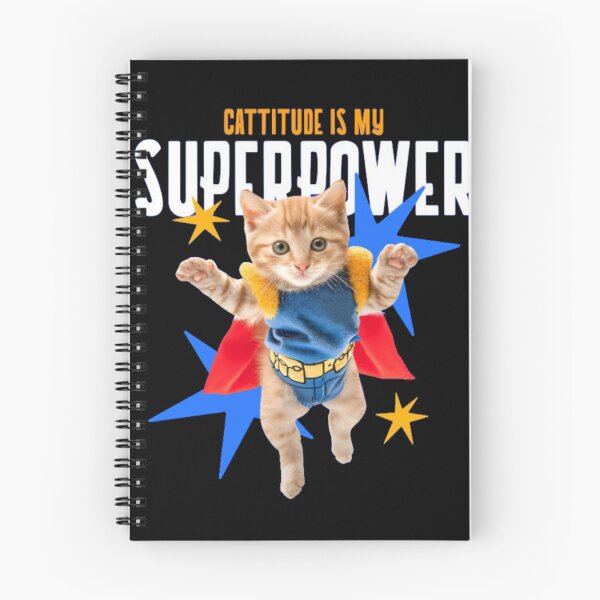 Item preview, Superhero Cat Cattitude Is My Superpower designed and sold by GenZFashion000.