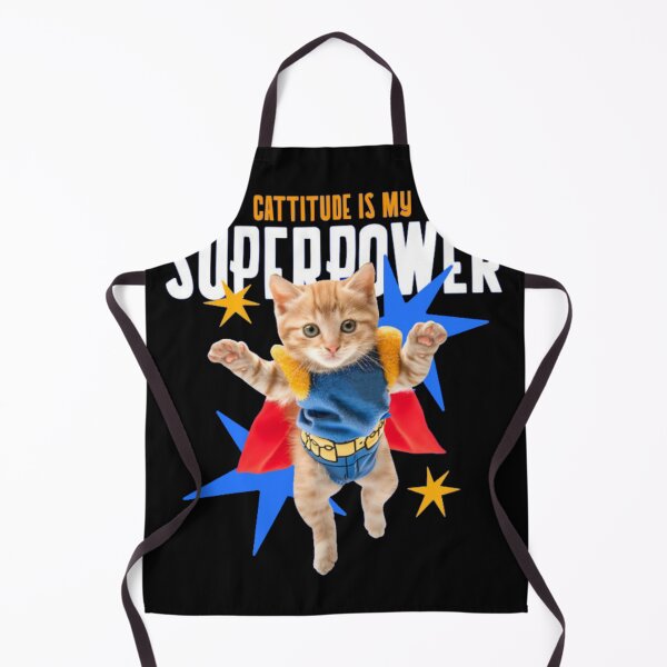 Item preview, Superhero Cat Cattitude Is My Superpower designed and sold by GenZFashion000.