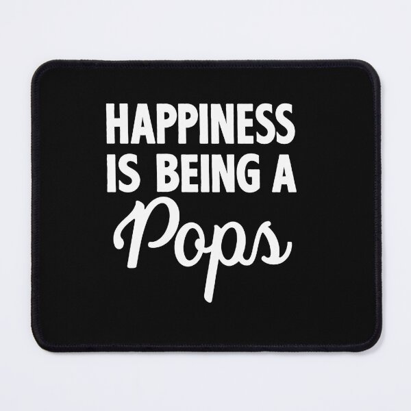 Item preview, Happiness Is Being A Pops Simple Grandpa Appreciation Design designed and sold by msaloyach.