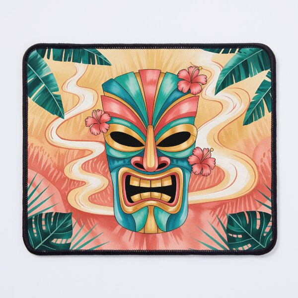 Item preview, Tropical Tiki Mask and Sunset designed and sold by CAutumnTrapp.