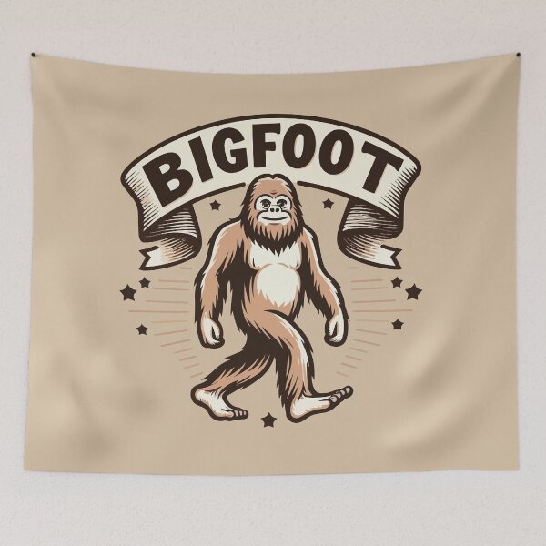 Item preview, Vintage Bigfoot – Retro Sasquatch designed and sold by Scaryzz.