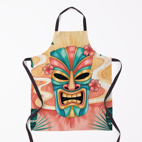 Item preview, Tropical Tiki Mask and Sunset designed and sold by CAutumnTrapp.