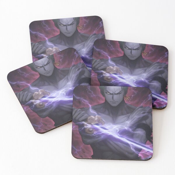 Item preview, Roronoa Zoro One Piece Purple Aura Dark Anime Focus designed and sold by Williamhallano.