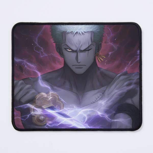 Item preview, Roronoa Zoro One Piece Purple Aura Dark Anime Focus designed and sold by Williamhallano.