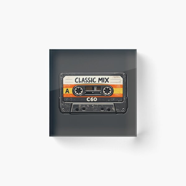 Item preview, Vintage Cassette Tape Nostalgia Music Culture Art Print designed and sold by PinUpPizzazz.