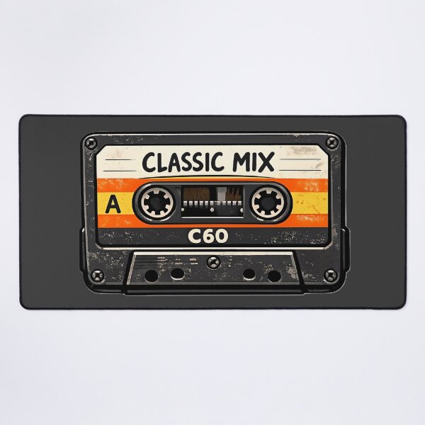 Item preview, Vintage Cassette Tape Nostalgia Music Culture Art Print designed and sold by PinUpPizzazz.