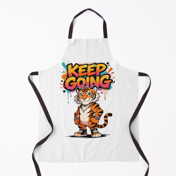 Item preview, Keep Going Tiger Dynamic Graffiti designed and sold by LINSSEX Style • Urban & Sport Streetwear.