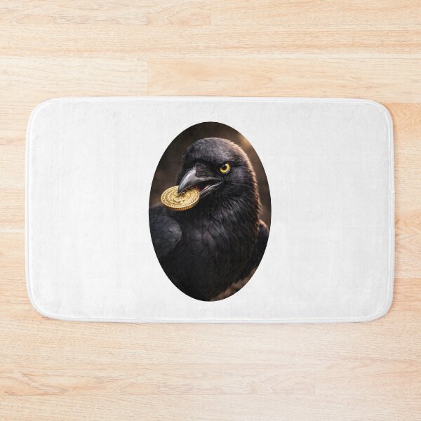 Item preview, Raven With Gold Coin Dark Treasure Portrait designed and sold by Artmares.