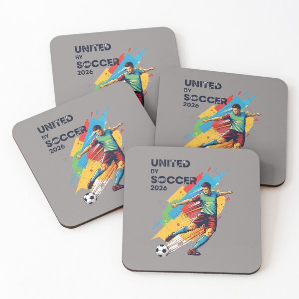 Item preview, United By Soccer 2026 Vibrant Abstract Player designed and sold by UrbanPrts.