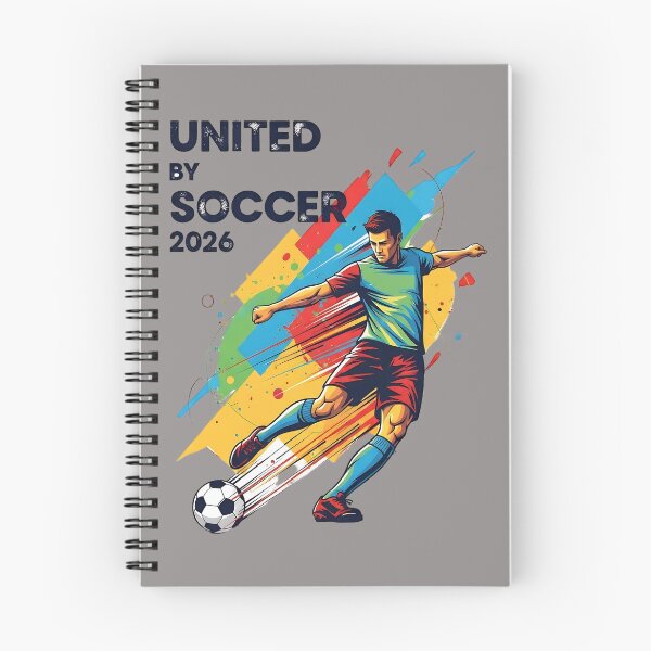 Item preview, United By Soccer 2026 Vibrant Abstract Player designed and sold by UrbanPrts.